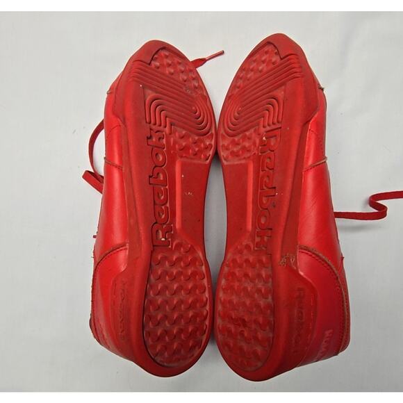 Reebok Workout Plus \'Human Rights Now! Vector Red Sneakers Red Leather 10.5 main image 4